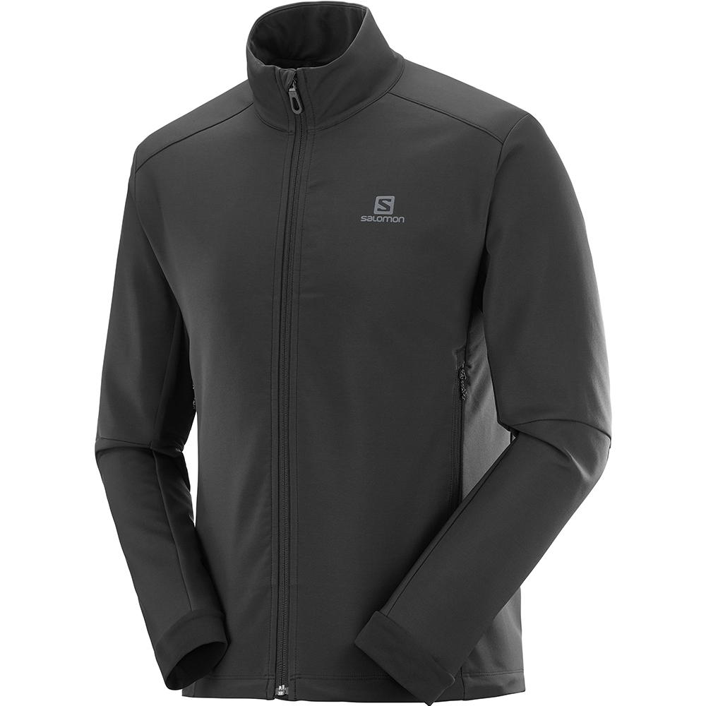 Salomon Jakker Herre Sort - AGILE SOFTSHELL JKT M (PDKTF-2378)